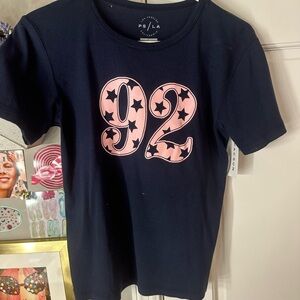 Pacsun Navy Blue Star Print T-Shirt